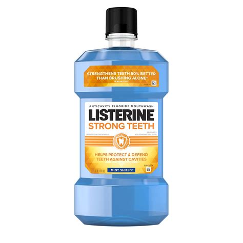 listerine fluoride mouthwash|listerine mouthwash for strengthening teeth.